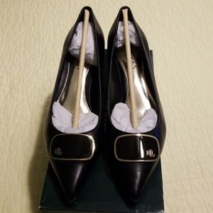 Ralph Lauren-Lauren kitty heel shoes